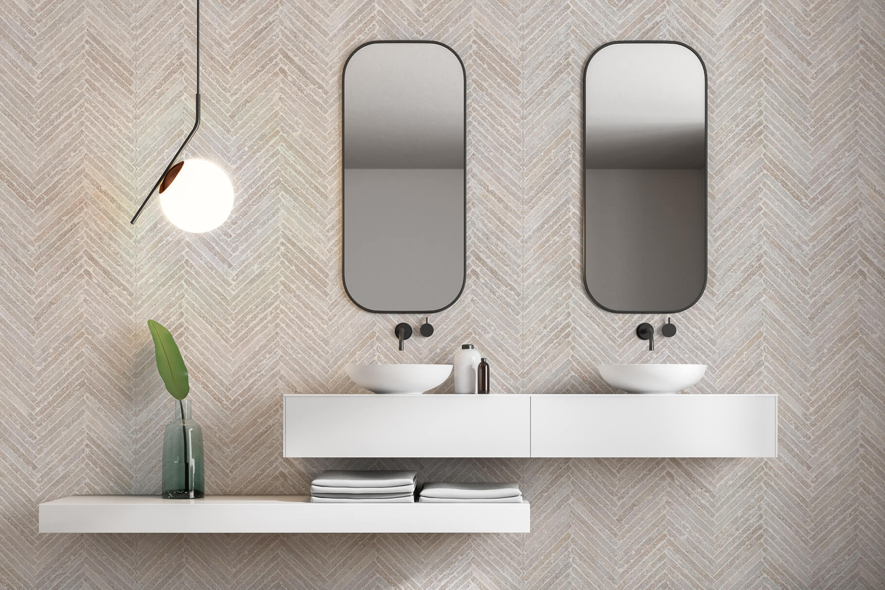 Panou decorativ impermeabil Rocko Tiles Greige Babylon R130